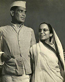 Jayaprakash Narayan and his wife prabhadevi